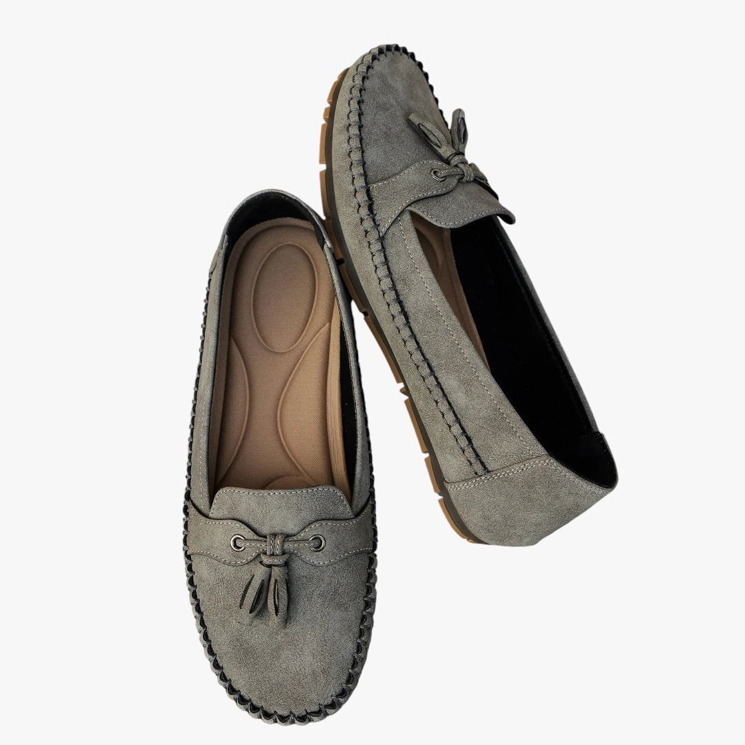 Women's Lightweight Tassel Slip-On Suede Loafers