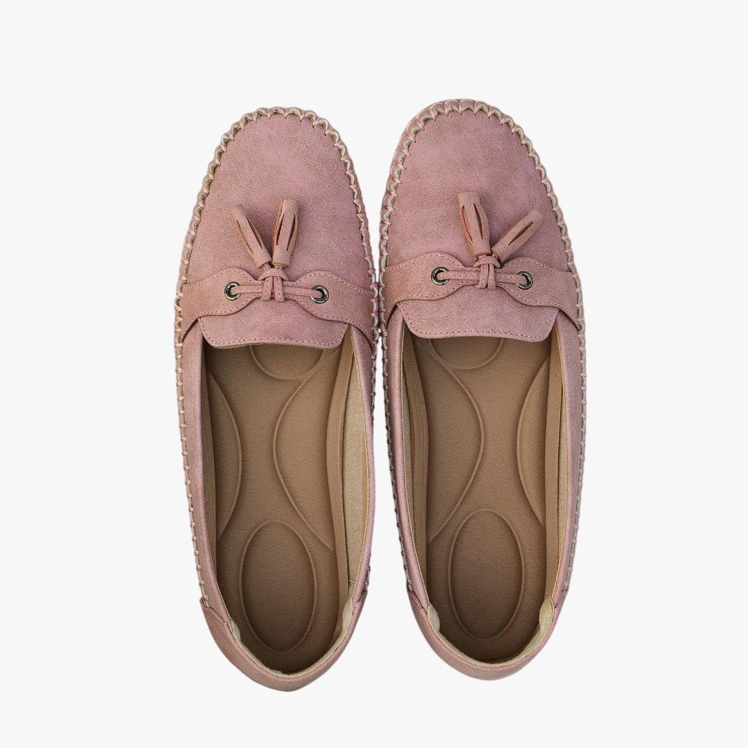 Women's Lightweight Tassel Slip-On Suede Loafers