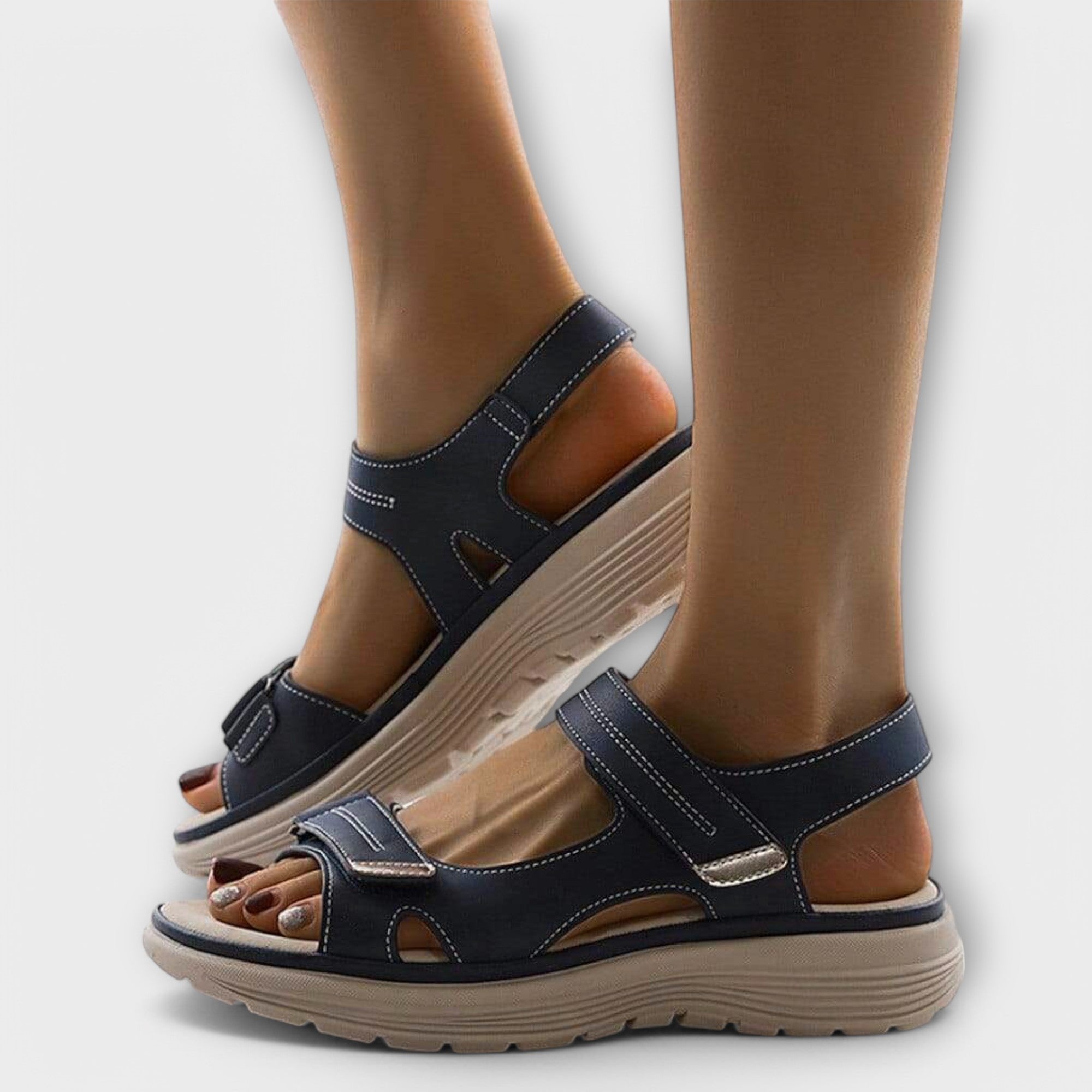 Women's Orthopedic Arch-Support Adjustable-Strap Walking Sandals