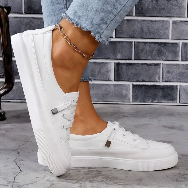 Women's Orthopedic Arch-Support Lace-Up Casual Trainers