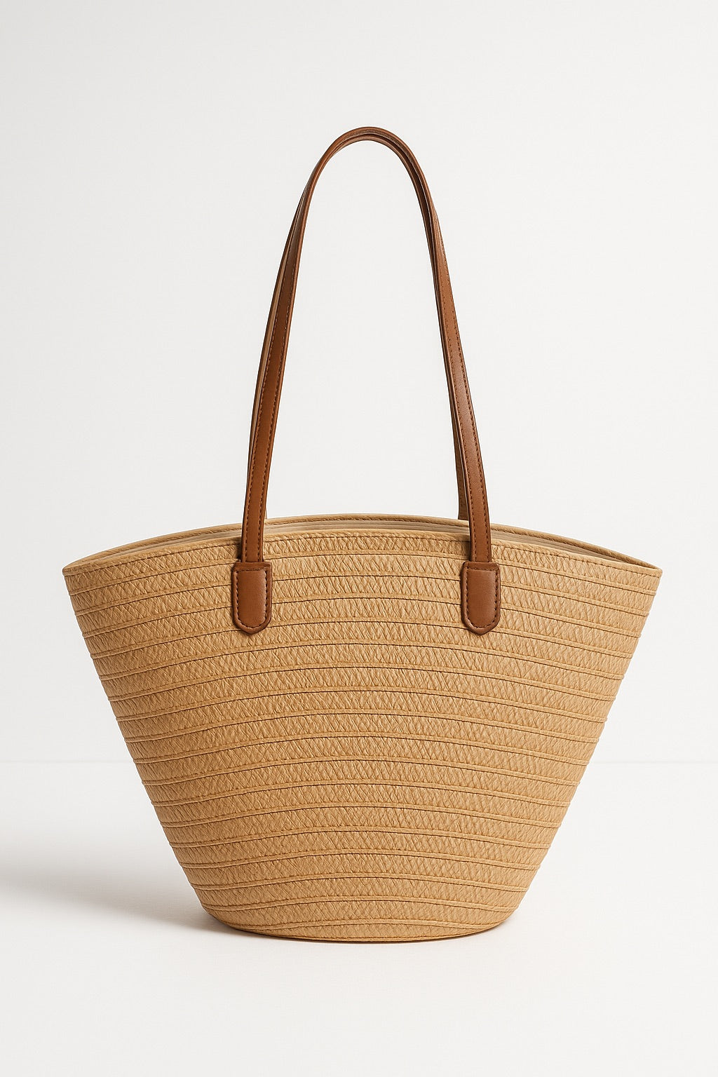 Sunport - Structured Straw Tote